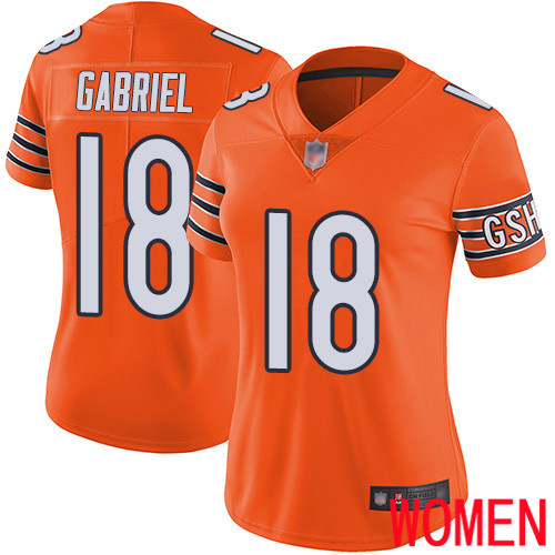 Chicago Bears Limited Orange Women Taylor Gabriel Alternate Jersey NFL Football 18 Vapor Untouchable